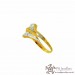 18CT 750 Yellow Gold Diamond Size K Ring DR14 